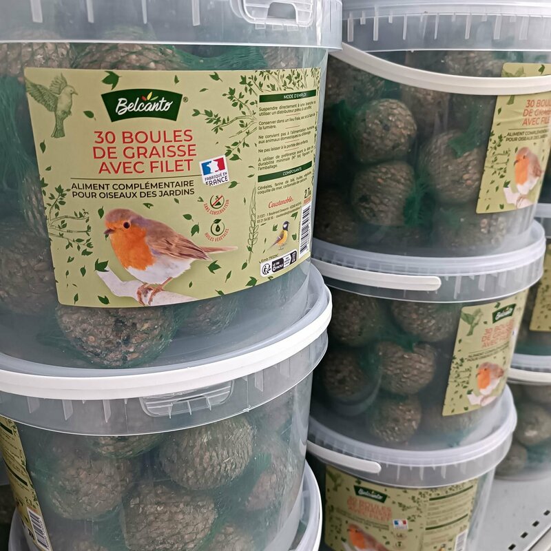 30 boules de graisse