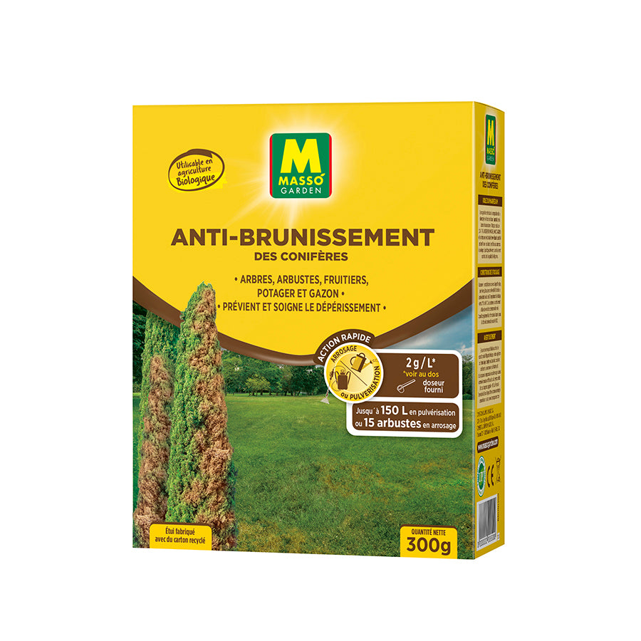 Anti-brunissement des conifères