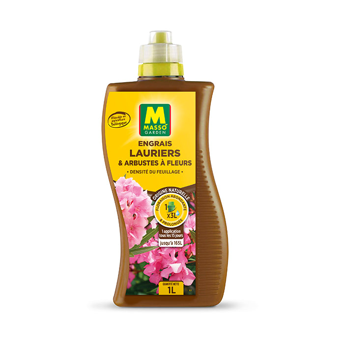 Engrais liquide lauriers et arbustes fleuris
