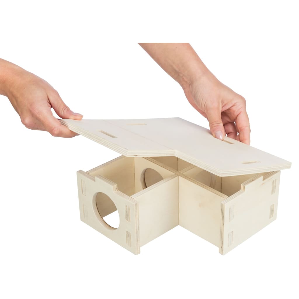 Trixie Trixie Maison Pour Rongeurs À 3 Chambres Bois