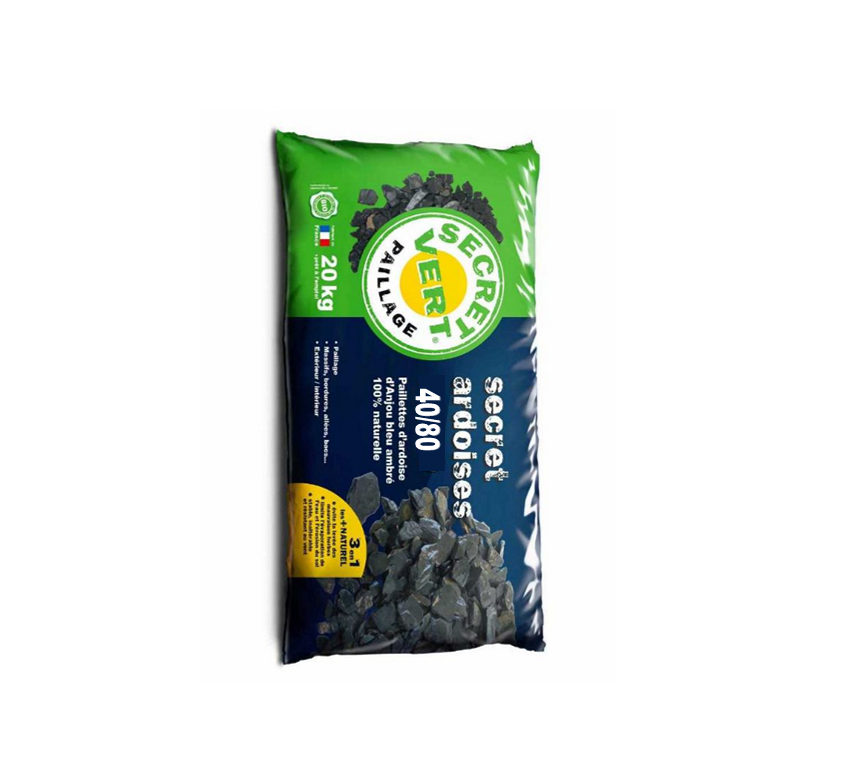 Ardoises Bleues Ambrées – Secret Vert 20kg