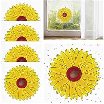 Piège à mouches adhésifs ( forme tournesol )