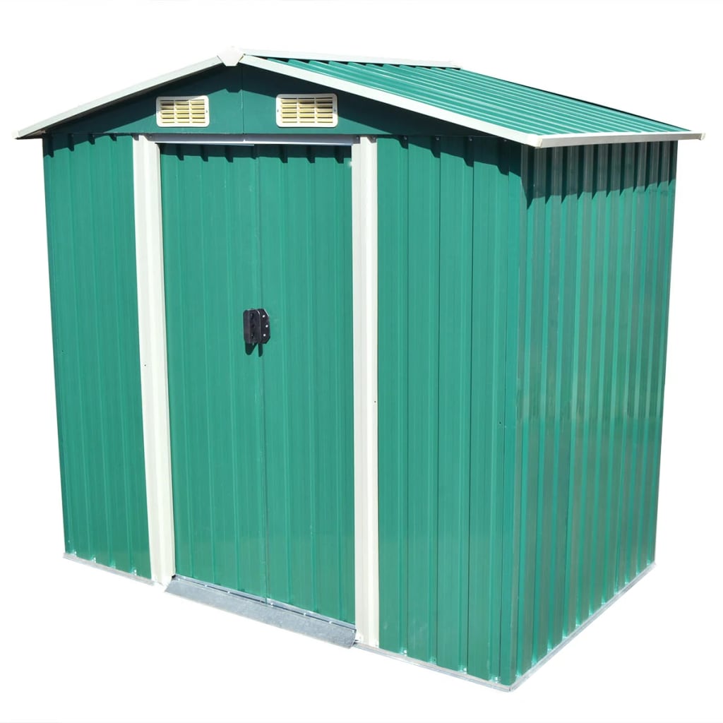 Abri De Stockage Pour Jardin Acier 204X132X186 Cm
