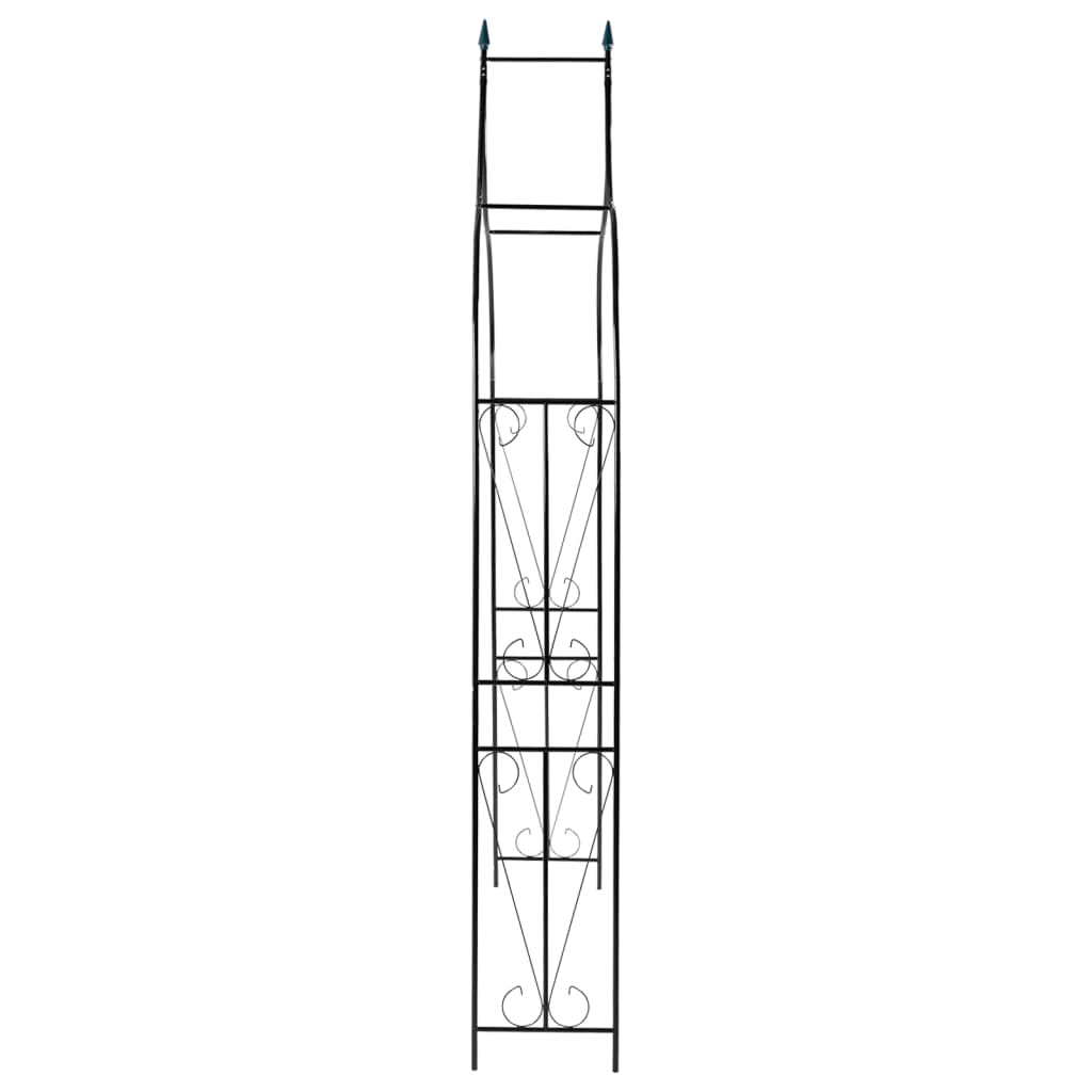 Voûte De Jardin Vert Foncé 120X38X258 Cm Fer