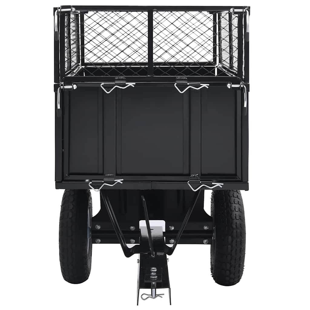 Remorque Basculante Pour Tondeuse De Pelouse Charge De 150 Kg