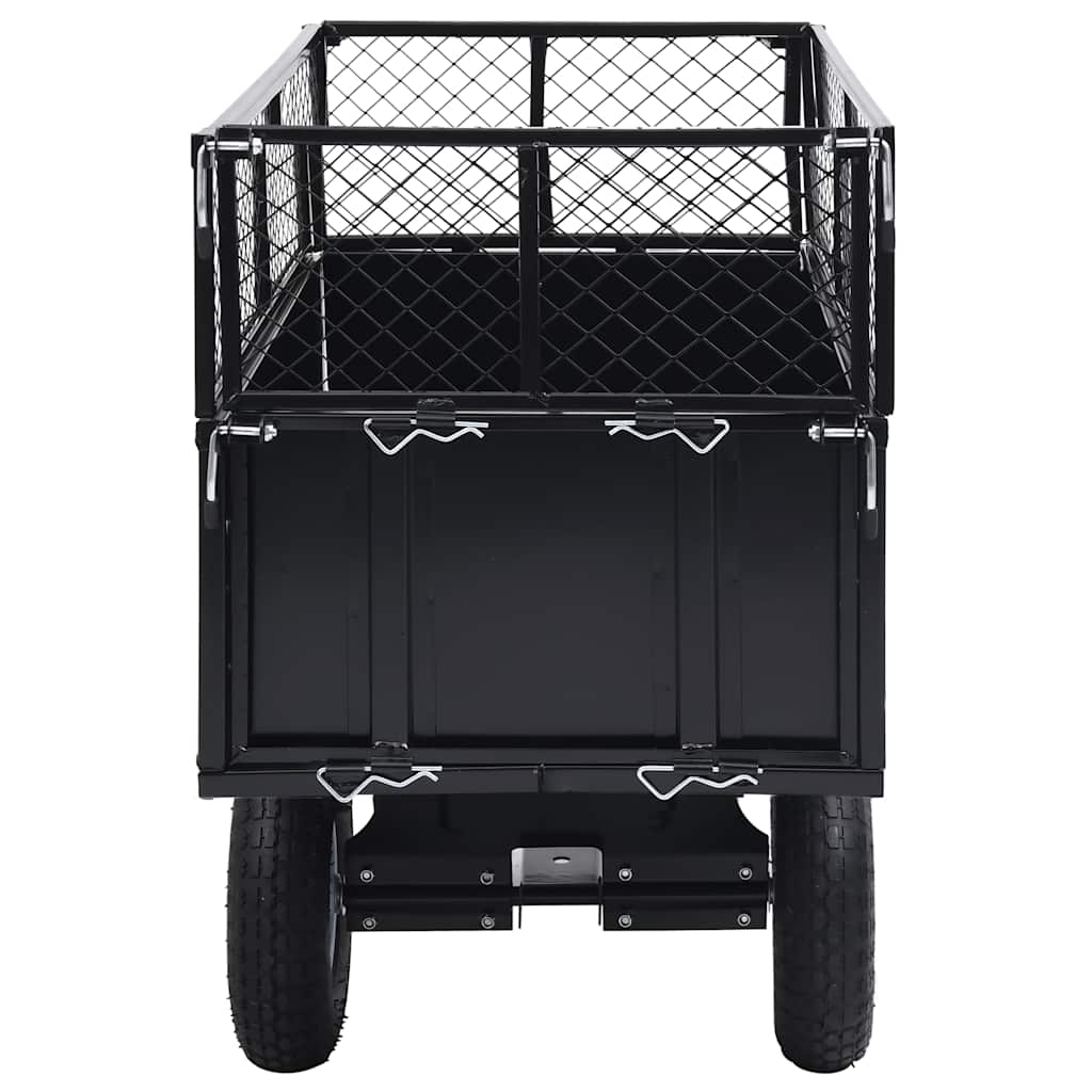 Remorque Basculante Pour Tondeuse De Pelouse Charge De 150 Kg