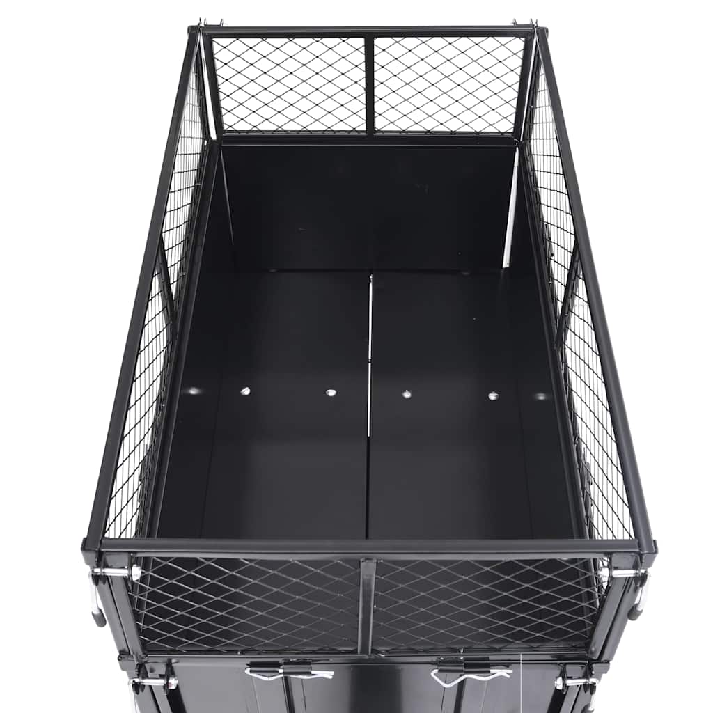 Remorque Basculante Pour Tondeuse De Pelouse Charge De 150 Kg
