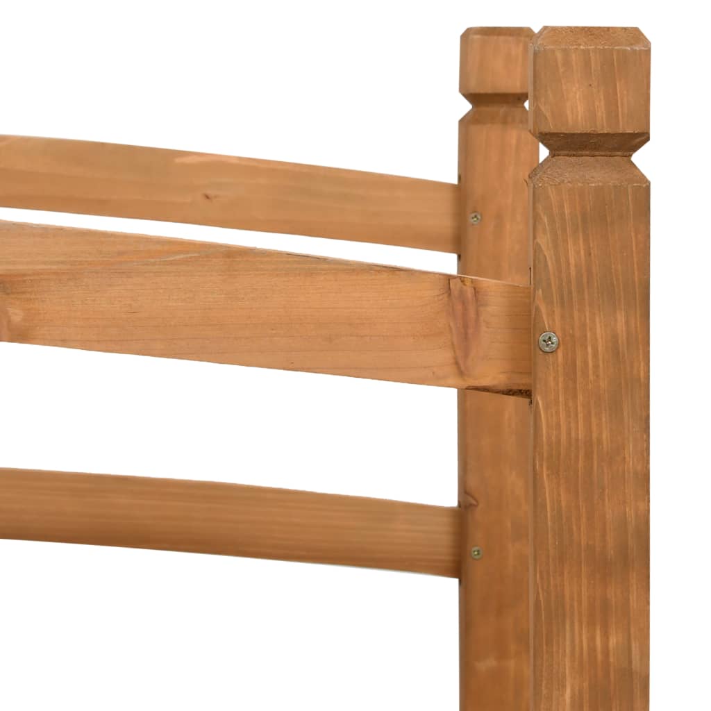 Pont De Jardin 140X60X60 Cm Bois De Sapin Massif