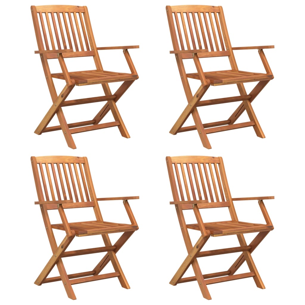 Ensemble À Manger De Jardin 5 Pcs Bois D'acacia Solide