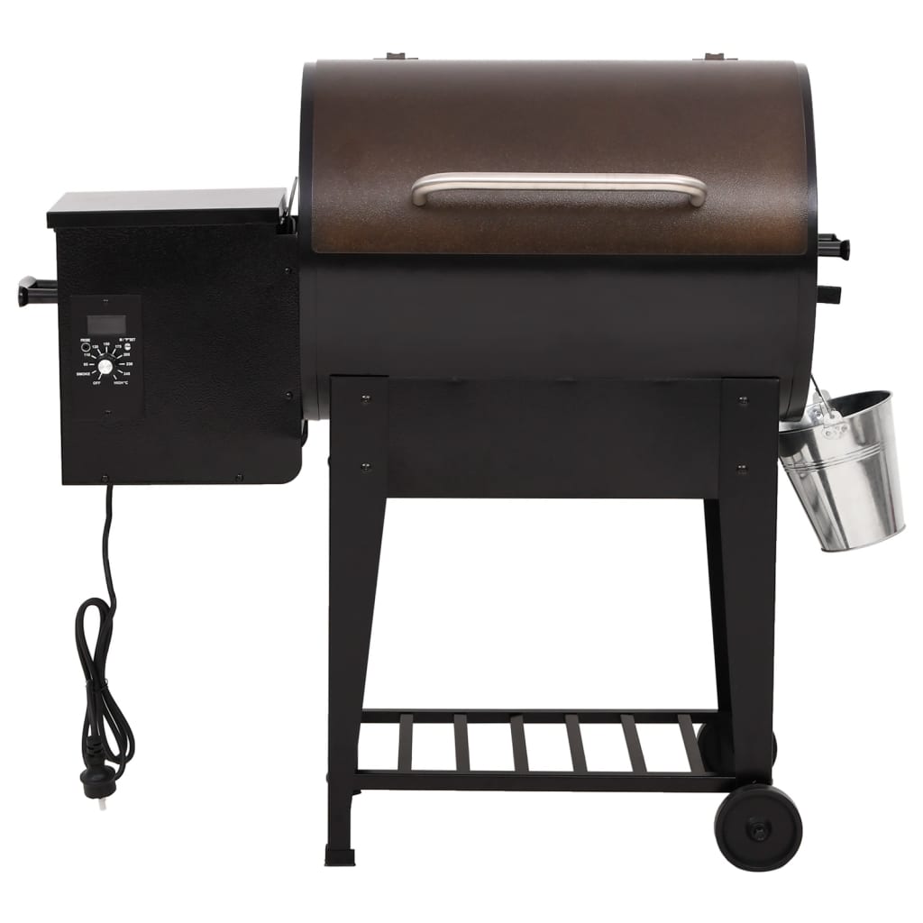 Gril À Granulés Inférieure Noir 94 Cm Fer