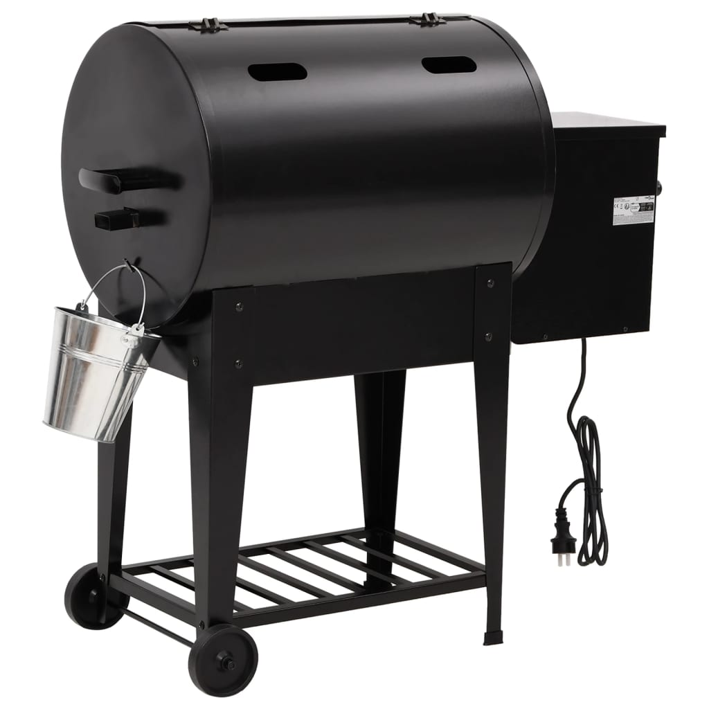 Gril À Granulés Inférieure Noir 94 Cm Fer