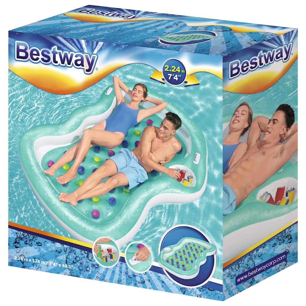 Bestway Bestway Salon De Piscine Double Designer 224X174 Cm