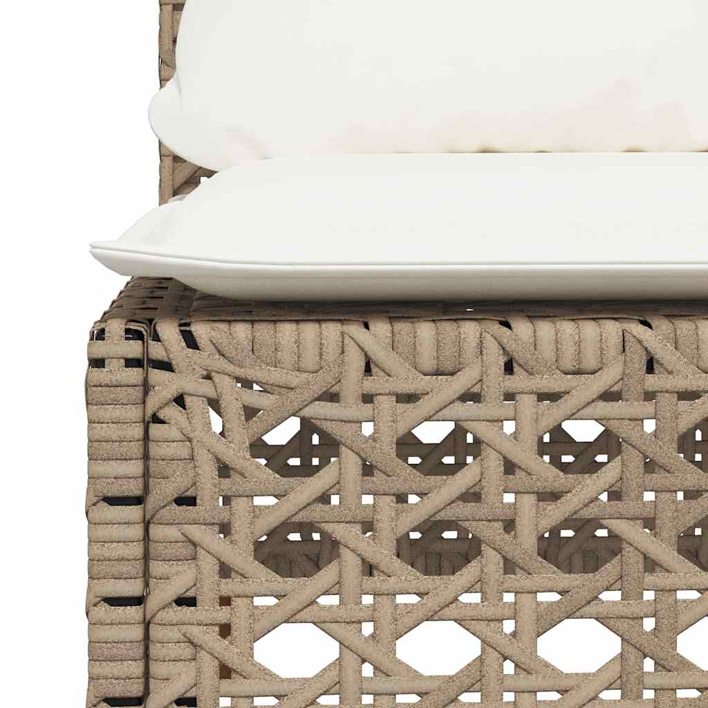 Salon De Jardin Avec Coussins 8 Pcs Résine Tressée