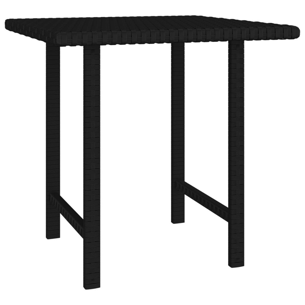 Tables D'appoint De Jardin 3 Pcs Résine Tressée