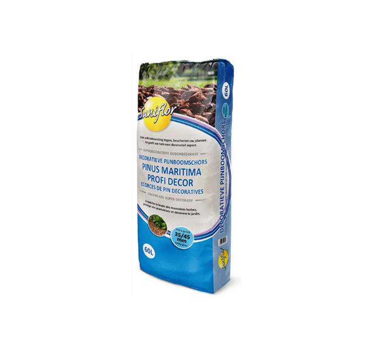 ECORCE DE PIN DECORATIVE 35/45 60 L PREMIUM