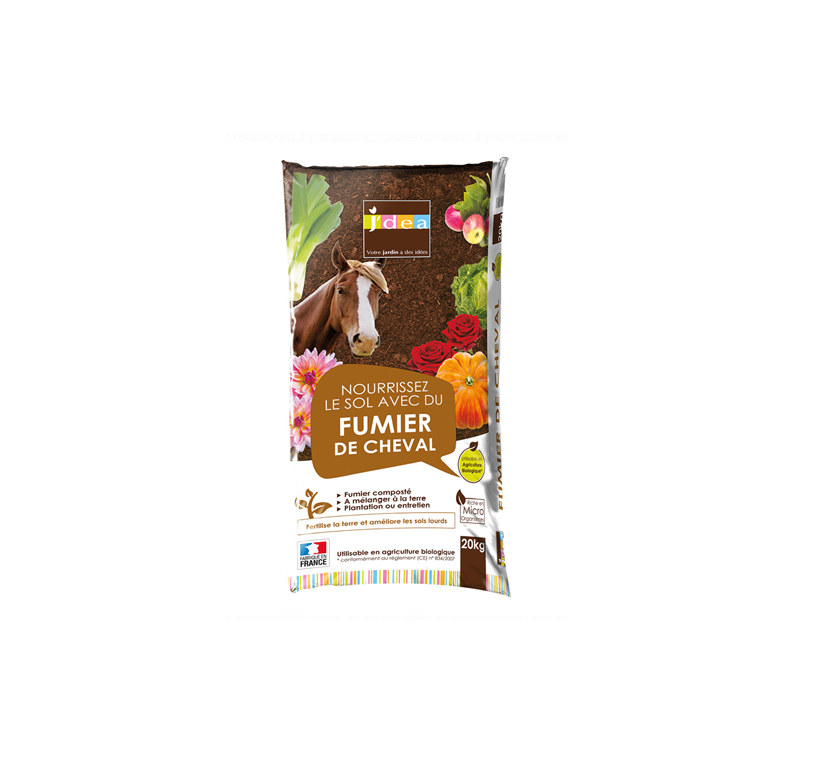 FUMIER DE CHEVAL 20 KG - J'DEA