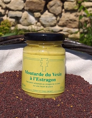 Moutarde du vexin à l'estragon 100g