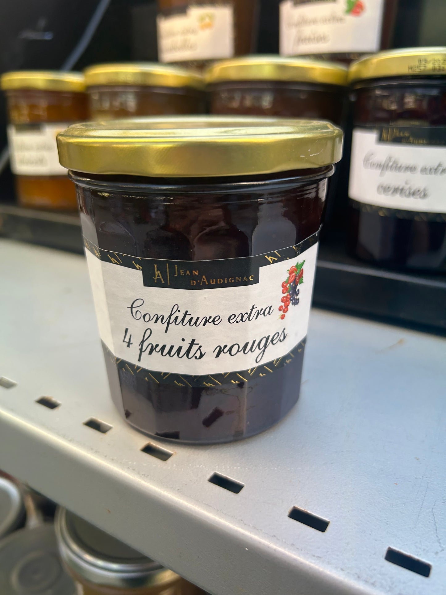 Confiture extra 4 fruits rouges