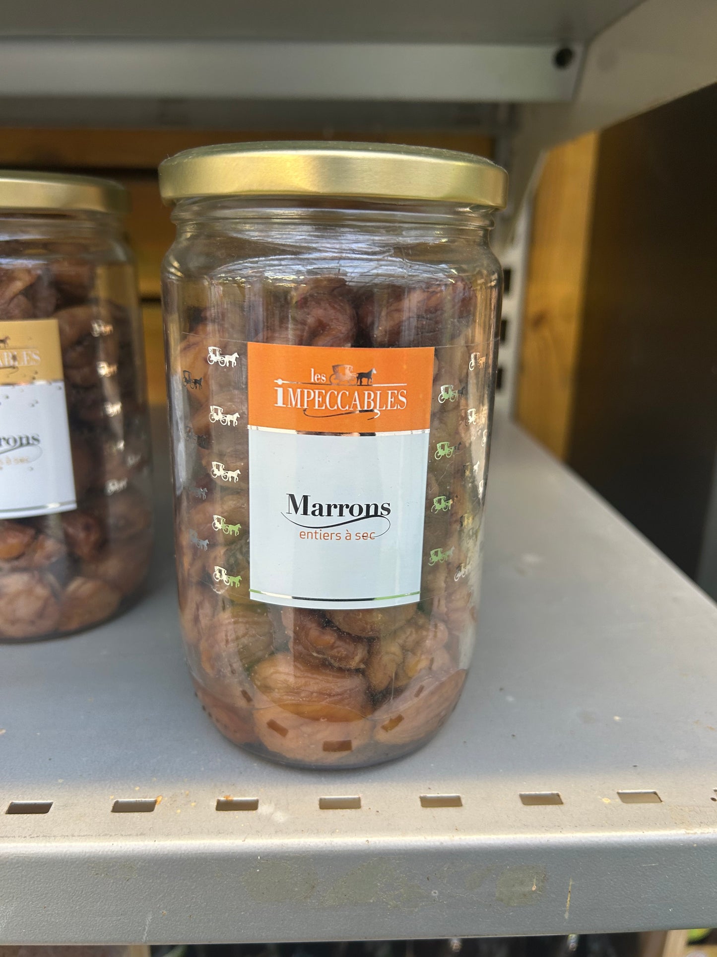 Marrons entiers à sec