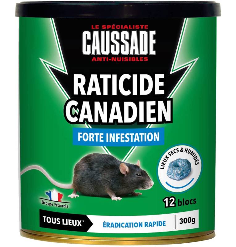 Raticide canadien ( blocs )