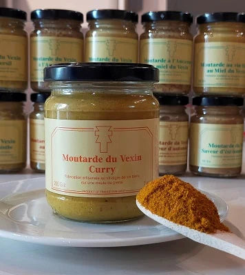 Moutarde du vexin au curry 100g