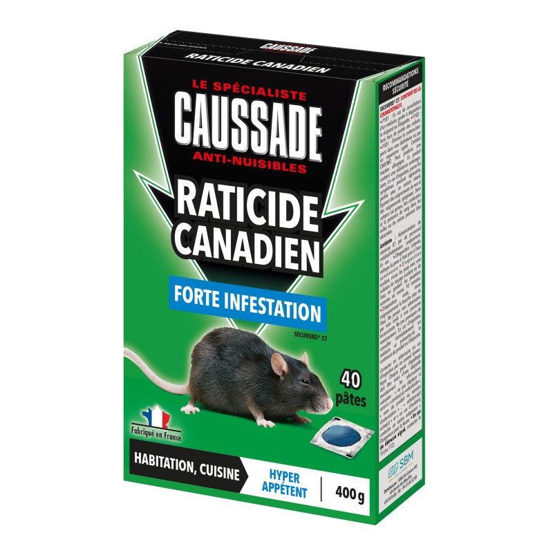 Raticide canadien ( 40 pâtes )