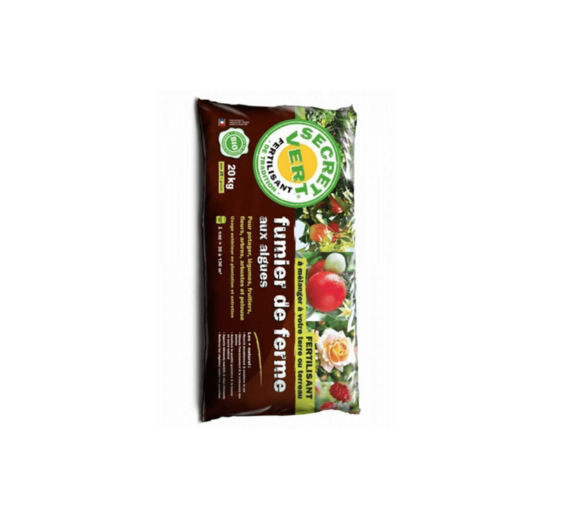 Fumier De Ferme Aux Algues Secret Vert 20kg