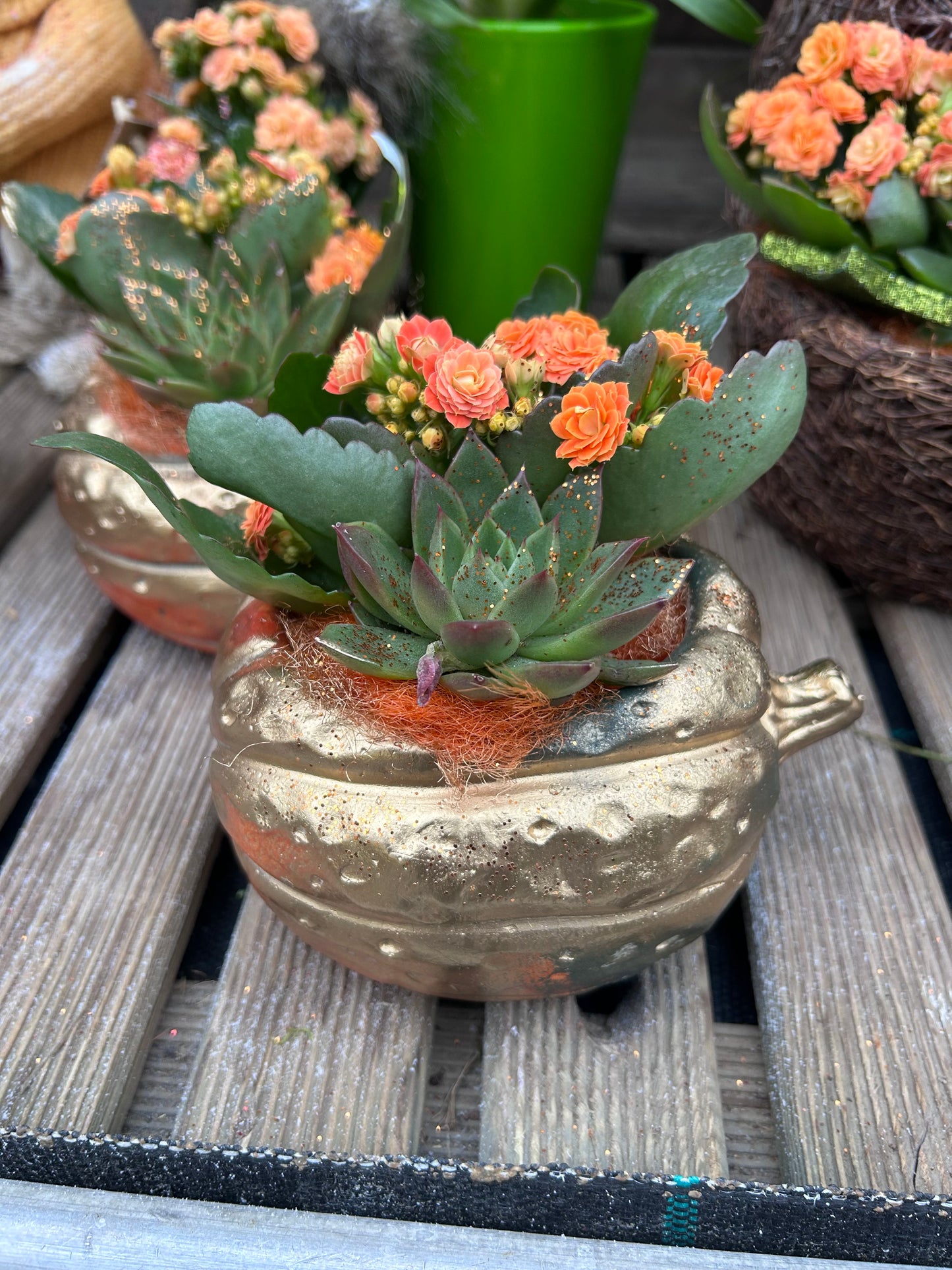 Composition florale pour les fêtes de fin d'année