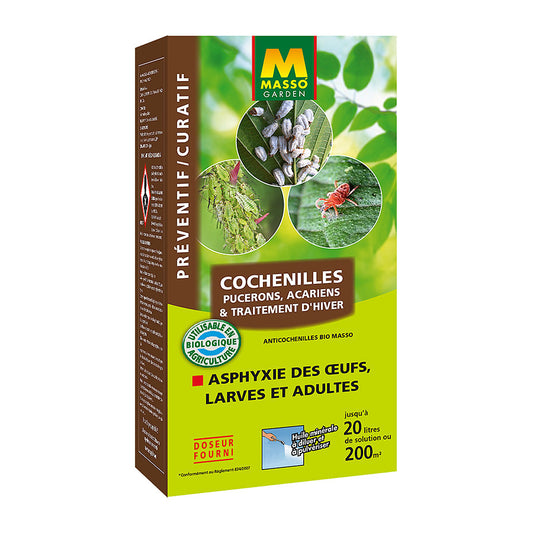 Cochenilles pucerons, acariens et traitement d'hiver