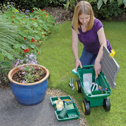 Draper Tools Draper Tools Chariot À Outils Et Siège De Jardin 56X27,2X30,4 Cm 60852