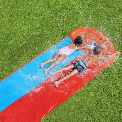 Bestway Bestway Toboggan Aquatique H2Ogo Tsunami Splash Ramp Toboggan Double