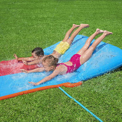 Bestway Bestway Toboggan Aquatique H2Ogo Tsunami Splash Ramp Toboggan Double