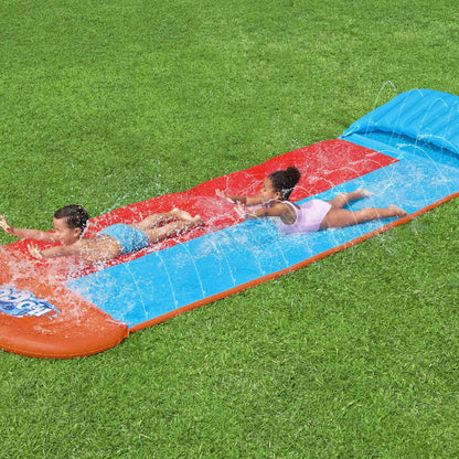Bestway Bestway Toboggan Aquatique H2Ogo Tsunami Splash Ramp Toboggan Double