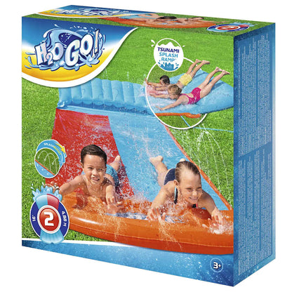 Bestway Bestway Toboggan Aquatique H2Ogo Tsunami Splash Ramp Toboggan Double
