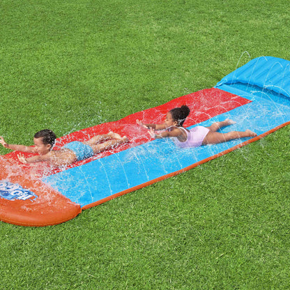 Bestway Bestway Toboggan Aquatique H2Ogo Tsunami Splash Ramp Toboggan Double