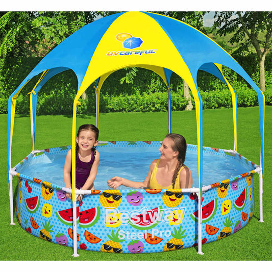 Bestway Bestway Piscine Hors Sol Steel Pro Uv Careful Pour Enfants 244X51 Cm