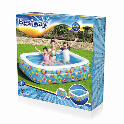 Bestway Bestway Piscine Gonflable Pour Enfants Bleu 229X152X56 Cm