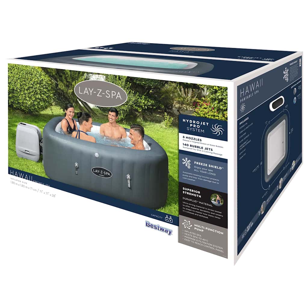Bestway Bestway Cuve Thermale Gonflable Lay-Z-Spa Hawaii Hydrojet Pro