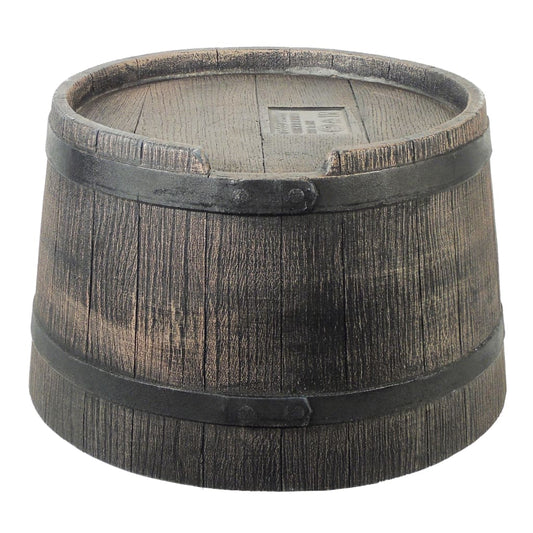Nature Nature Support De Baril D'eau De Pluie Aspect De Bois 45X28,5Cm Marron