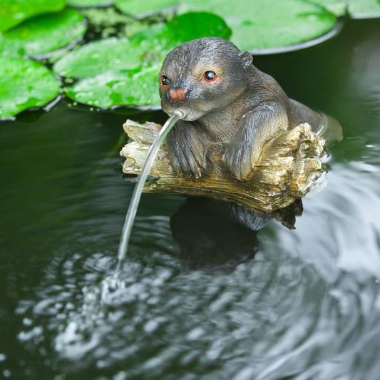 Ubbink Ubbink Fontaine De Jardin À Cracheur Flottante Loutre