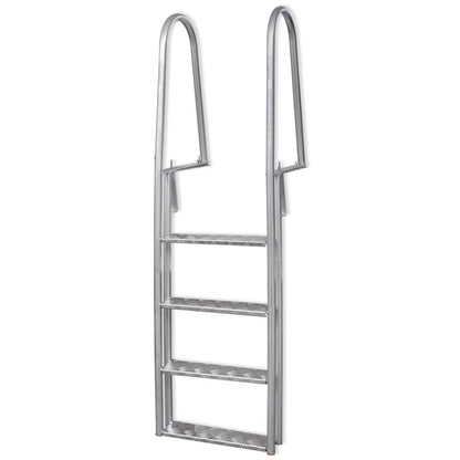 Échelle De Piscine/Quai À 4 Marches Aluminium 167 Cm