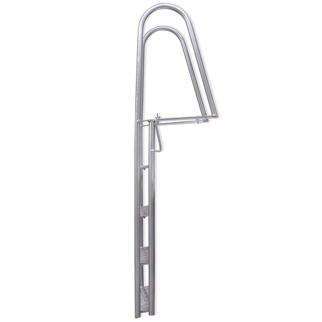 Échelle De Piscine/Quai À 4 Marches Aluminium 167 Cm