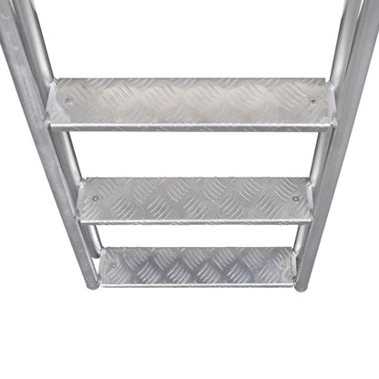 Échelle De Piscine/Quai À 4 Marches Aluminium 167 Cm