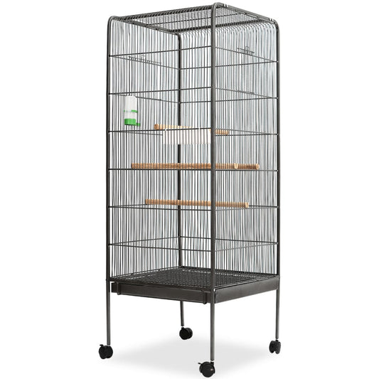 Cage À Oiseaux 54 X 54 X 146 Cm Acier