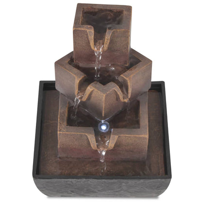 Fontaine D'intérieur Avec Lampe Led Polyrésine