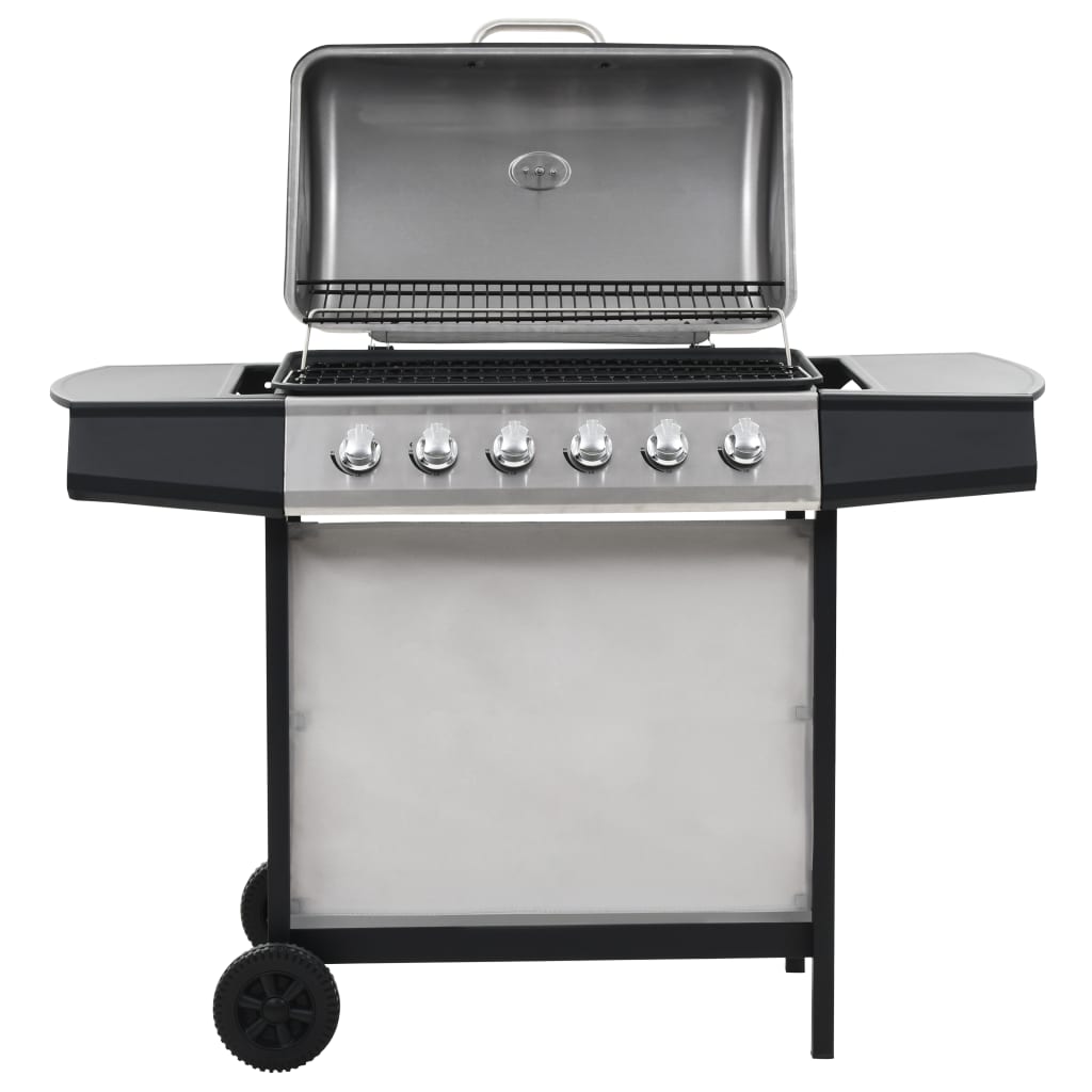 Barbecue Au Gaz Avec 6 Zones De Cuisson Acier