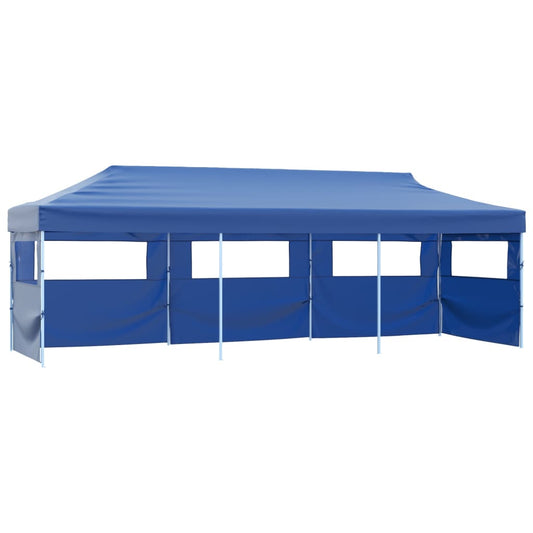 Tente De Réception Pliable Avec 5 Parois 3X9 M