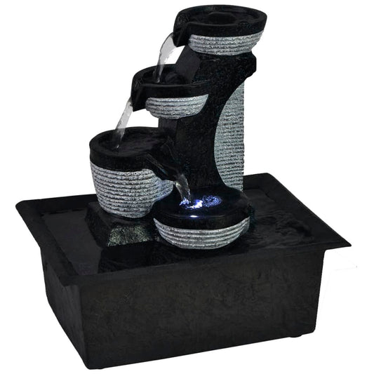 Fontaine D'intérieur Avec Lampe Led Polyrésine