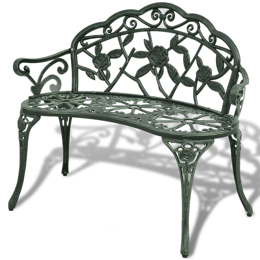 Banc De Jardin 100 Cm Aluminium Coulé