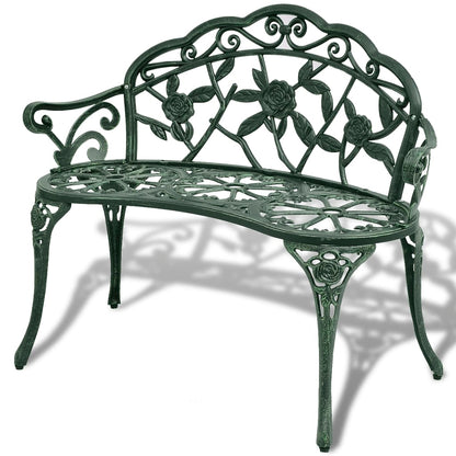 Banc De Jardin 100 Cm Aluminium Coulé